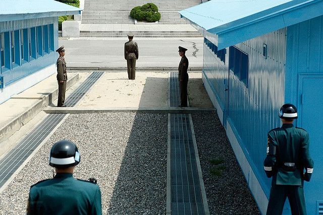 penjagaan di wisata korea DMZ