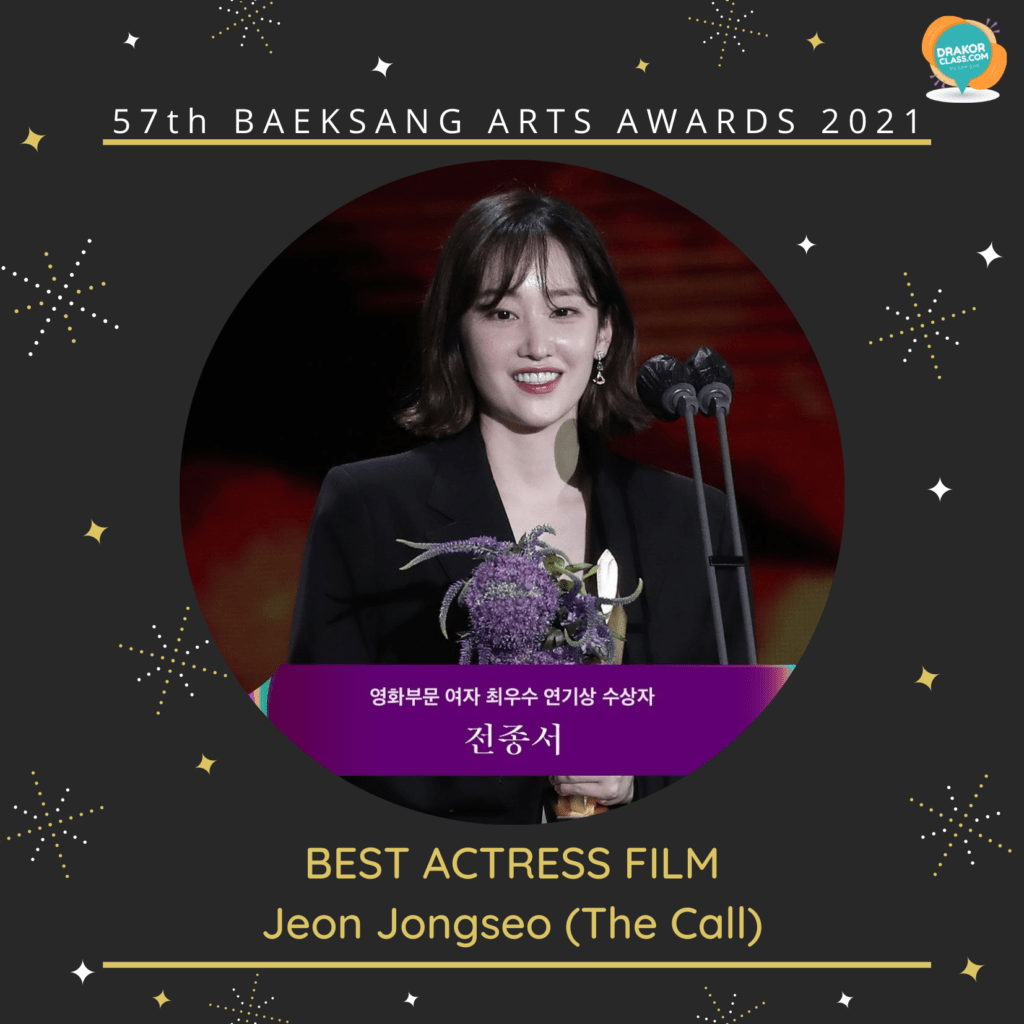 Best Actress Film: Jeon Jongseo (The Call)