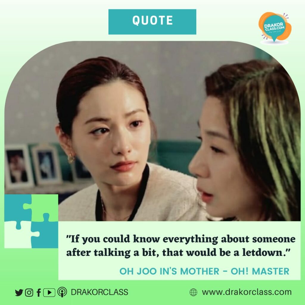 quote dari drakor Oh! Master