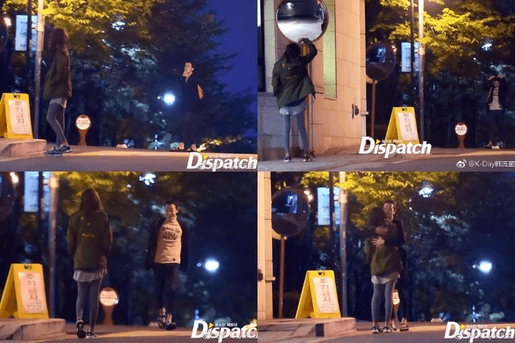 Kemesraan Jung Kyung Ho dan Soo Young (sumber: Dispatch/Weibo)