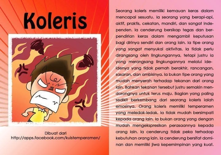 kepribadian koleris