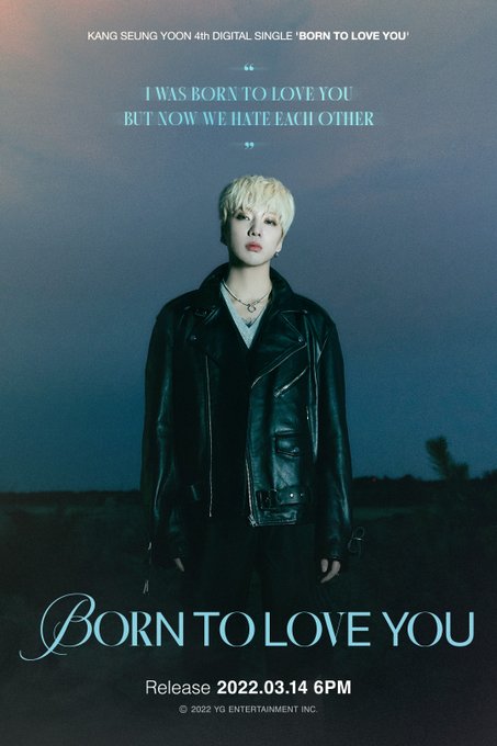 Kang Seung Yoon Born to Love You Lyric Poster
Sumber gambar: @yg_winnercity